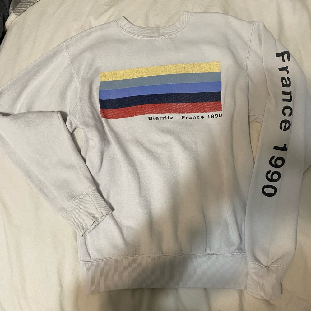 Brandy Melville White crewneck, size Small